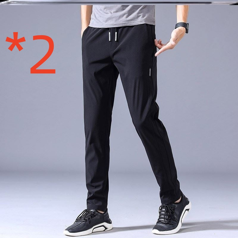 Korean Drawstring Thin Casual Pants Men's Clothing