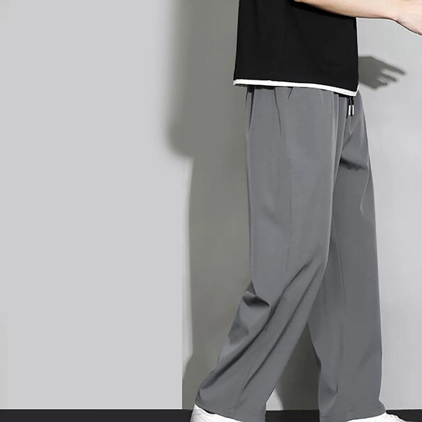 Summer Casual Drawstring Waist Sweatpants for Men