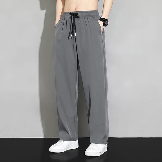 Summer Casual Drawstring Waist Sweatpants for Men