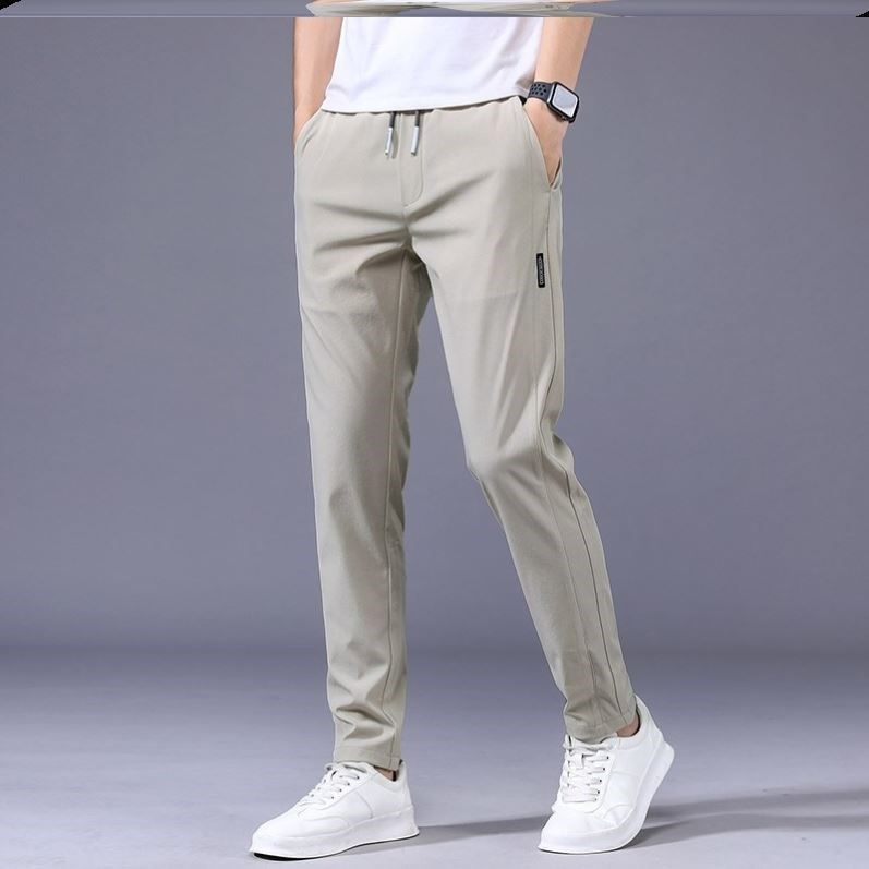 Korean Drawstring Thin Casual Pants Men's Clothing